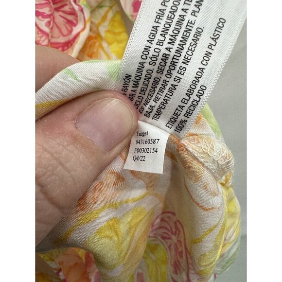 NEW Goodiefellow Fruit Print Summer Pool Side Vacation Standard Fit Medium Top - Picture 6 of 9